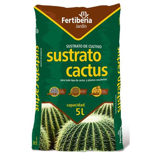 Sustrato específico para cactus y suculentas 5L